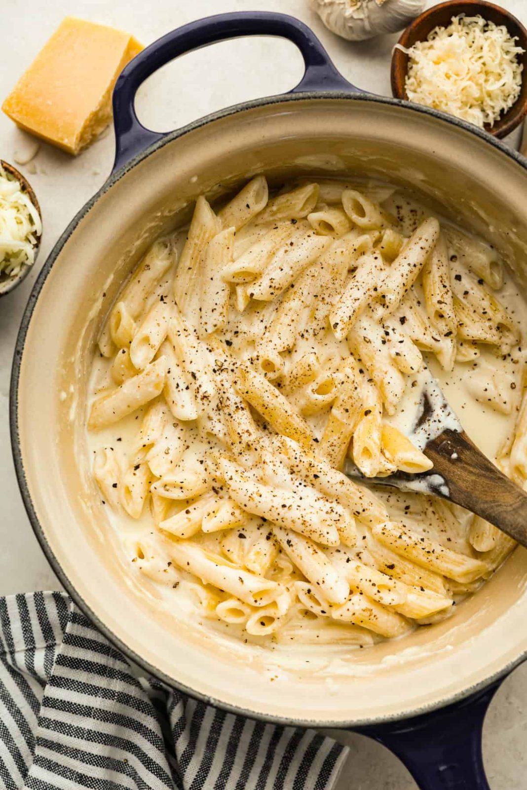 creamiest-four-cheese-pasta